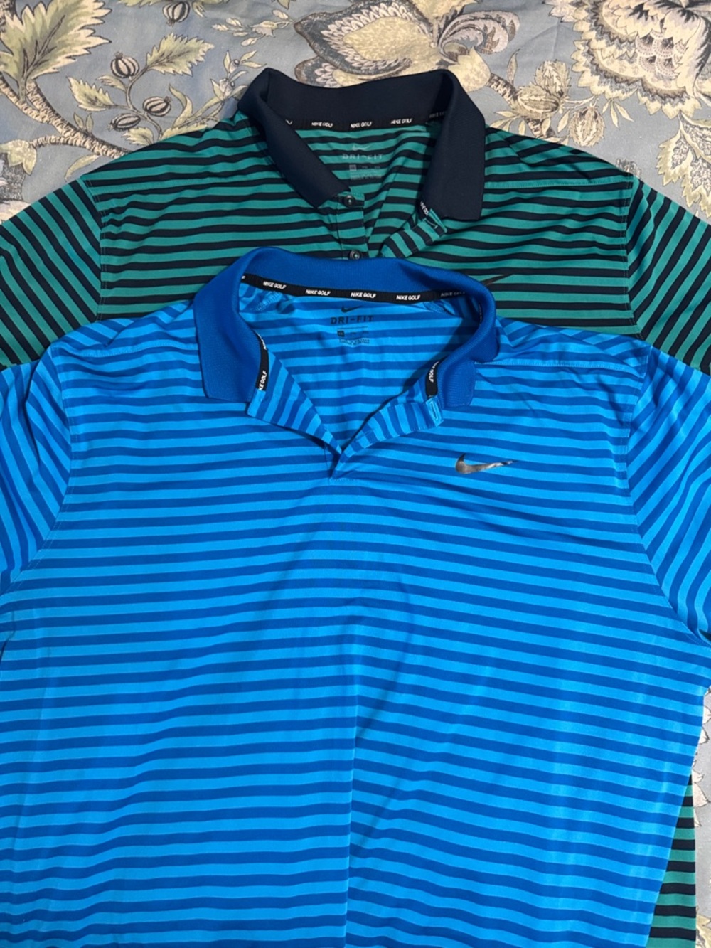 Two Nike golf dri fit both xxl  Performance Golf Polo